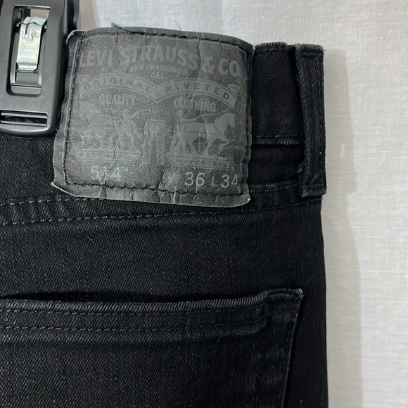 Levi 514 Black Jeans - Picture 8 of 9
